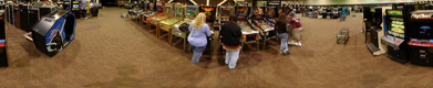 Pinball Machine Row Across from Videos